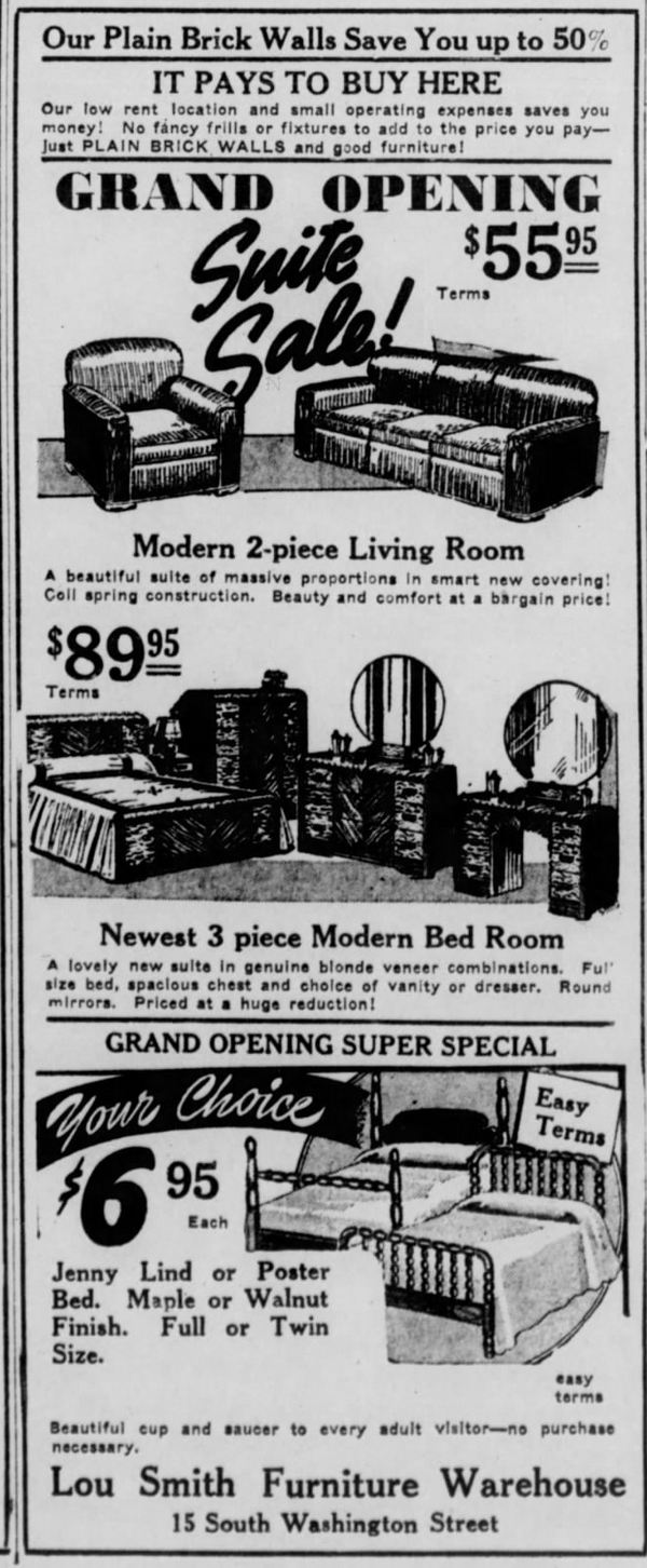 Smith Furniture - Mar 05 1942 Article